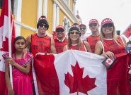 Team Canada at the Parade Of Nations. Credit: ISA/Rommel Gonzales