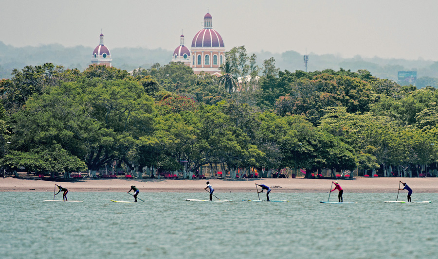 The historical, colonial city of Granada, founded in 1524, located on the north-west shore of Lake Nicaragua, is the official host city of the 2014 ISA World SUP and Paddleboard Championship. Photo: ISA/Michael Tweddle