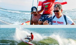 El tahitiano Poenaiki Raioha continuó con su actuación estelar al igual que en los dos primeros días para convertirse en el nuevo Campeón Mundial de SUP Surfing de la ISA.  Con dos puntajes impresionantes de 8.93 and 8.57 para un total de serie de 17.50, el más alto de todo el evento. Foto: ISA/Tweddle and Gonzales