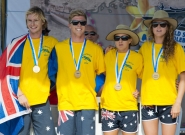 Team Australia Relay Gold Medalist. Credit: ISA/Michael Tweddle