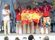 Team Spain Relay Bronze Medalist. Credit: ISA/Michael Tweddle
