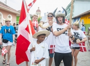 Team Denmark at the Parade of Nations. Credit: ISA/Rommel Gonzales