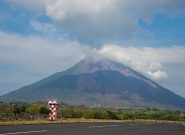 Ometepe Island New Airport Conepcion Volcano. Credit: ISA/Michael Tweddle
