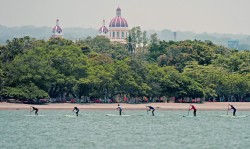 La histórica ciudad colonial de Granada, fundada en 1524, localizada en la costa noroeste del Lago Nicaragua, es la ciudad sede oficial del 2014 ISA World SUP and Paddleboard Championship. Foto: ISA/Michael Tweddle