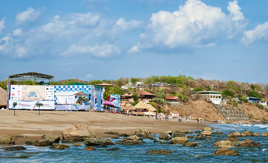 The event site at La Boquita Beach. Photo: ISA/Michael Tweddle